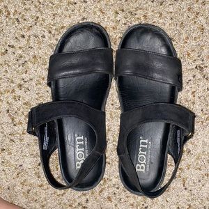 BORN leather sandals